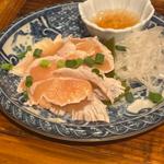 鳥ささみの昆布じめ
