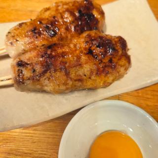 つくね(卵黄付き)