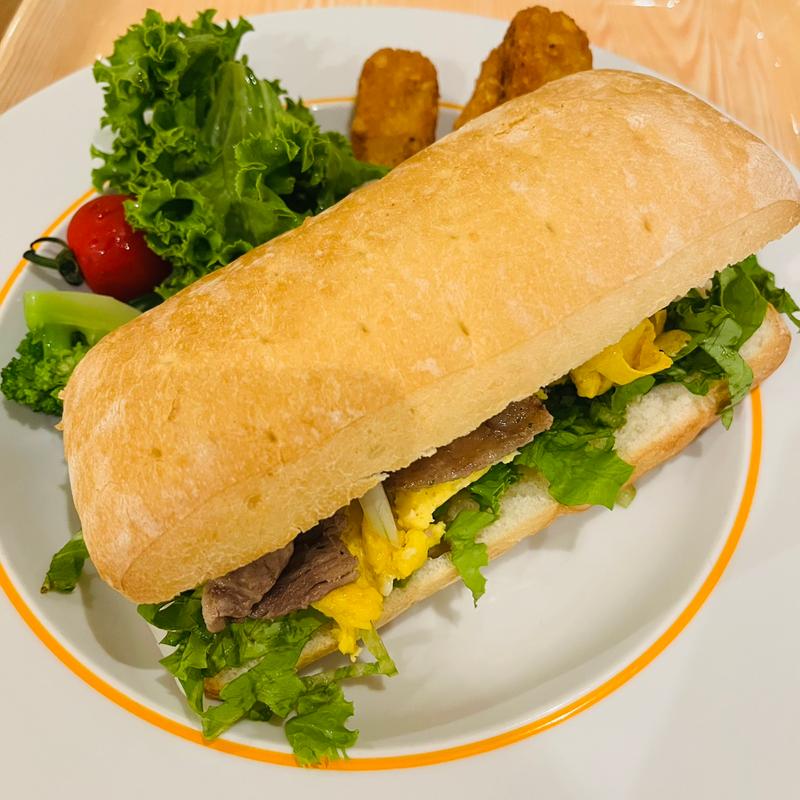 チャバタサンド(ルスツリゾート遊園地 / ルースとムースの森カフェ)