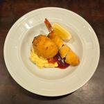 エビフライとカニクリームコロッケ