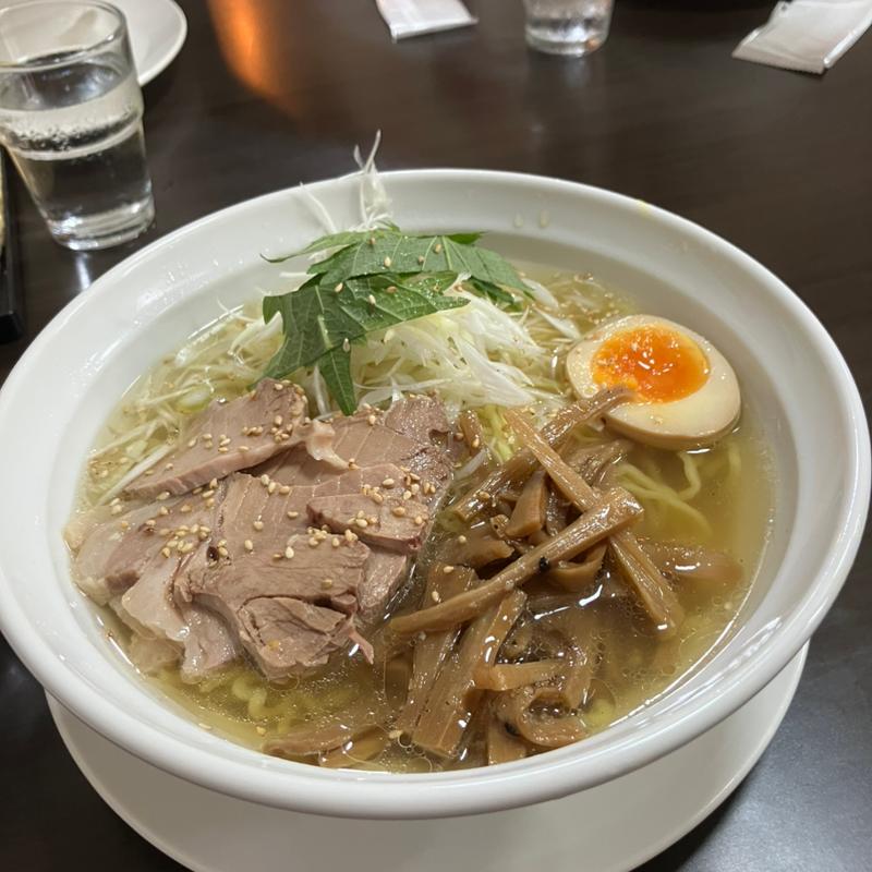 塩ラーメン(きん華飯店)
