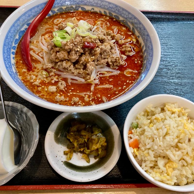 担々麺セット(中華・居酒屋 昇華)