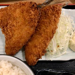 アジフライ定食