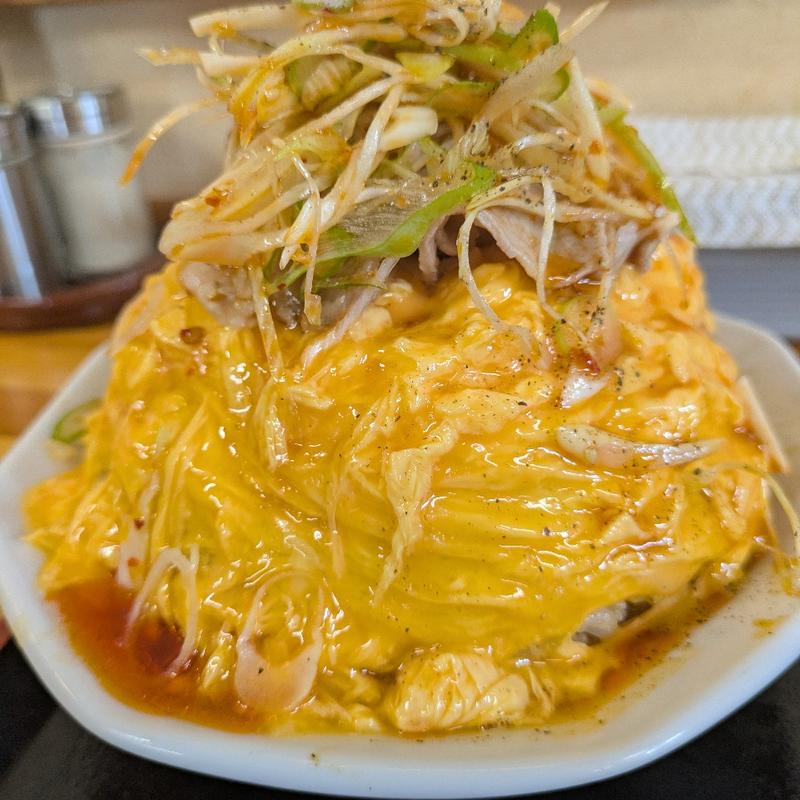 ピリ辛ネギオム肉チャーハン(中華屋蛸井)