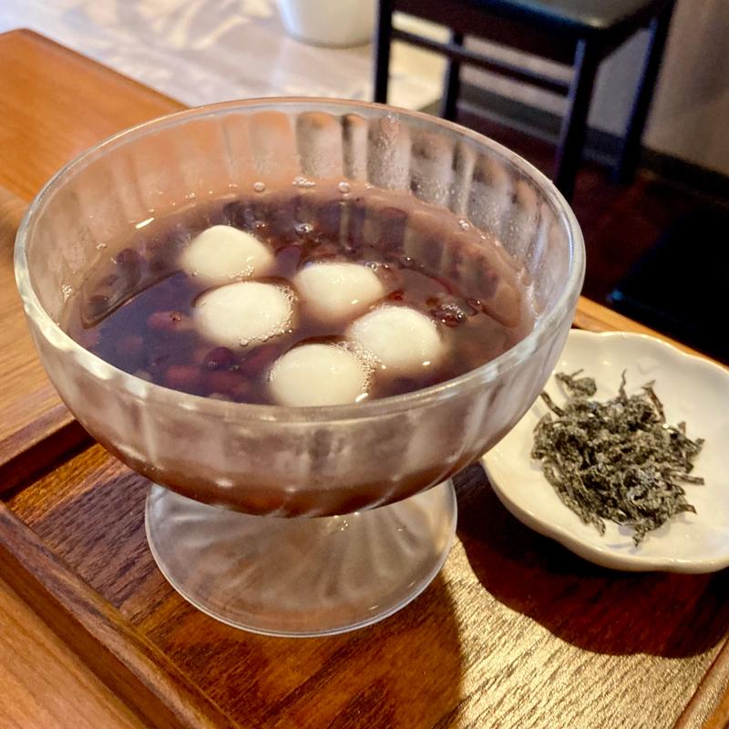 白玉ぜんざい(坂井珈琲 天神橋店)