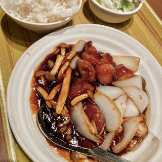 黒酢の酢豚セット