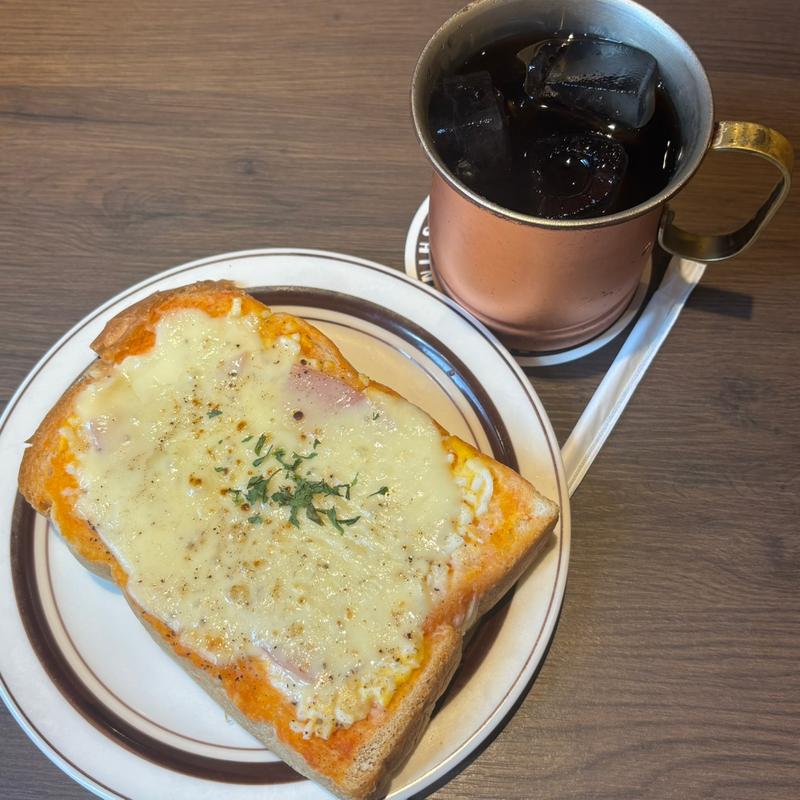 モーニングサービス(ハムチーズトースト)(星乃珈琲店 国立駅前店)
