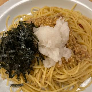 大根おろしとツナ納豆