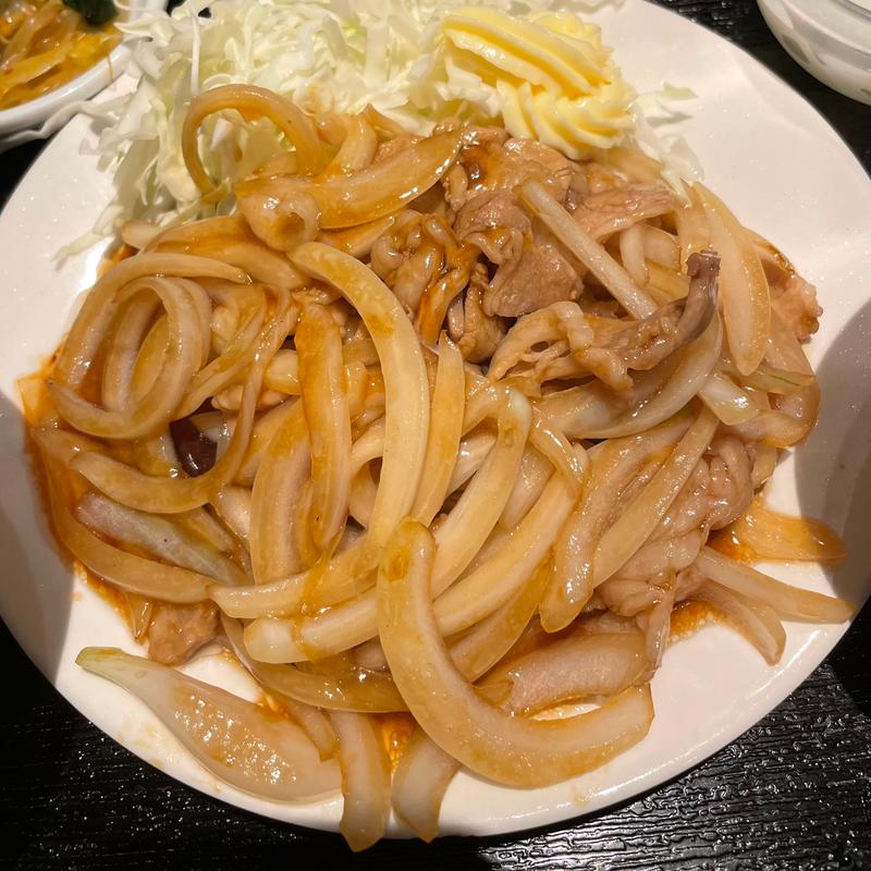 生姜焼き定食(香蘭モアーズ店)