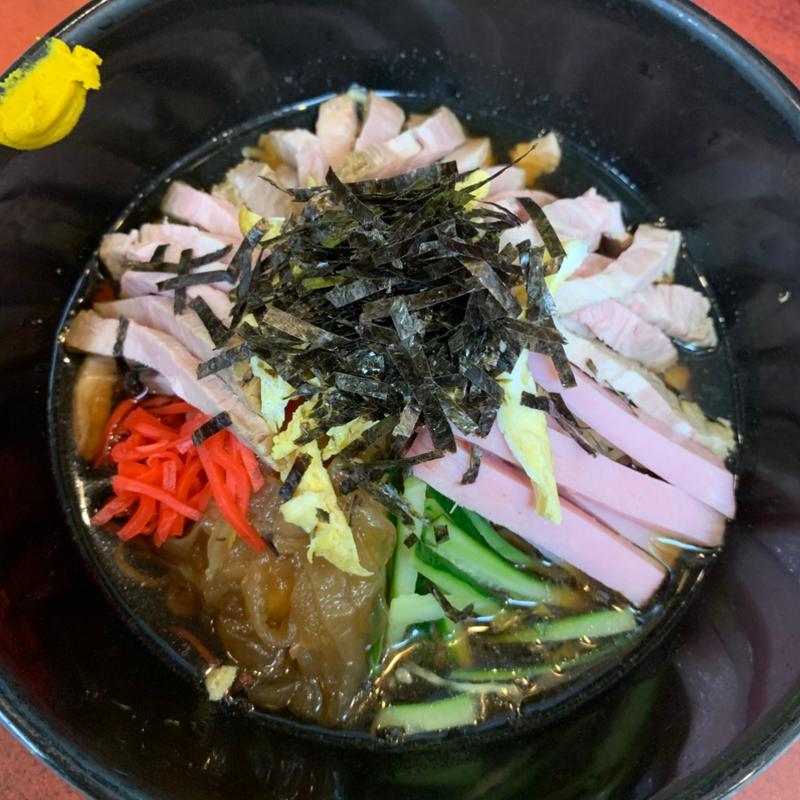 冷し焼豚中華(共栄軒)