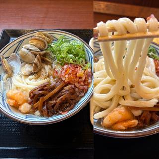海鮮旨塩・並(丸亀製麺横浜旭)