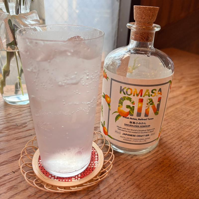 KOMASA GIN 桜島小みかん ジンソーダ(つきや酒店)