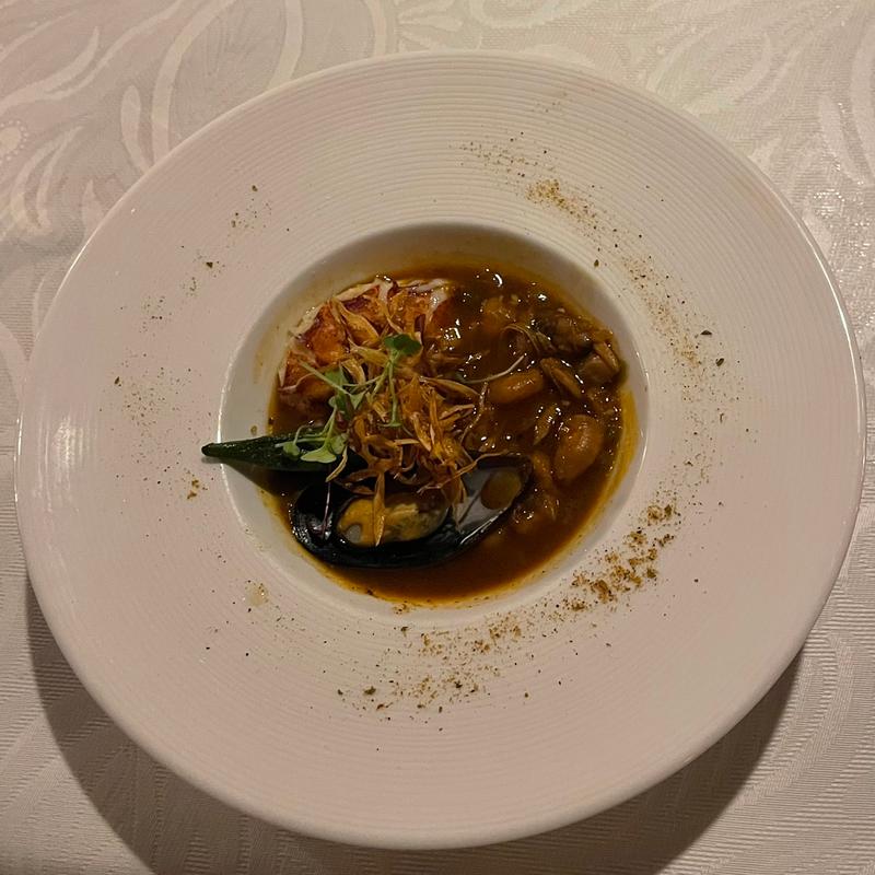 オマール海老のシーフードガンボ(ブルーバイユー・レストラン(ディズニーランド))