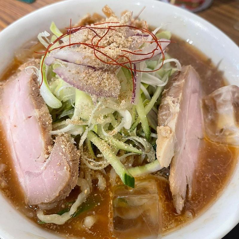 冷やし味噌ラーメン 大盛り(麺や うから家から)