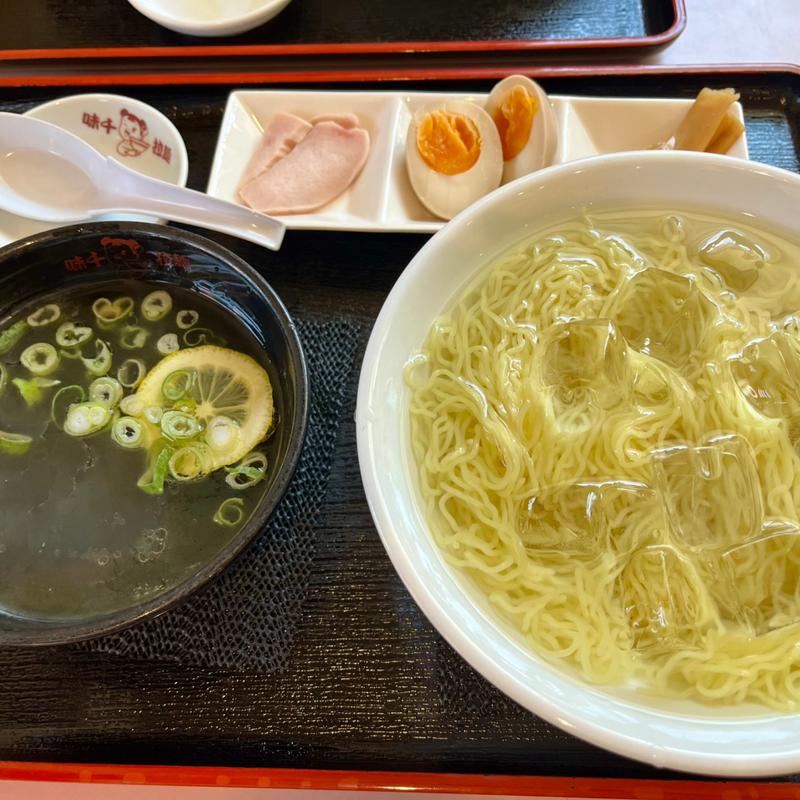 冷やしつけそば(味千ラーメン山鹿店)