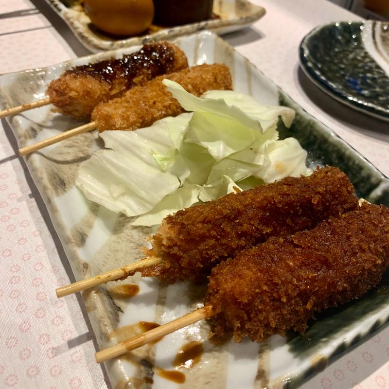 ロース串かつ(半々)(昔の矢場とん)