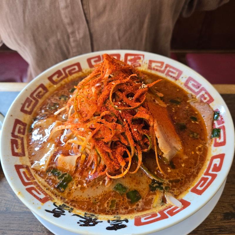 辛ネギ熟成味噌ラーメン【おにびしトッピング】(ラーメン屋 壱番亭 二宮店 （らーめんや いちばんてい）)