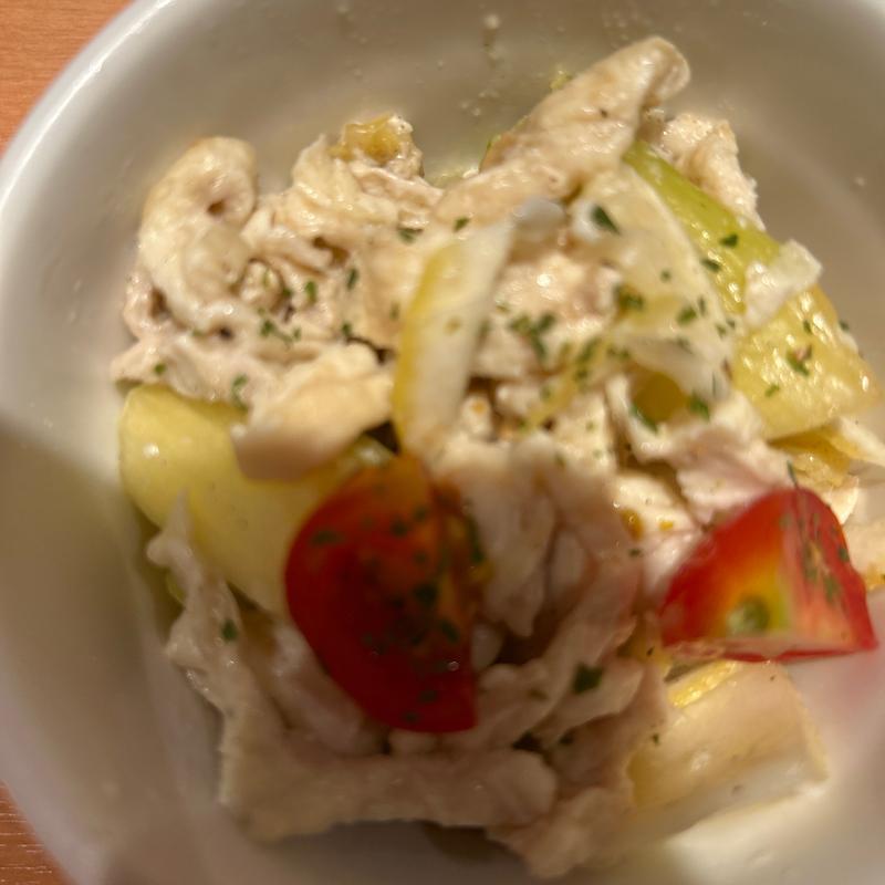 鶏皮と野菜のマリネ(ヱビスバー 札幌アピア店 (YEBISU BAR Sapporo Apia))