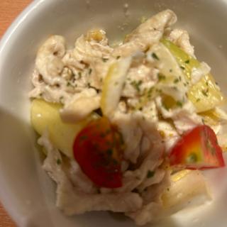 鶏皮と野菜のマリネ(ヱビスバー 札幌アピア店 (YEBISU BAR Sapporo Apia))