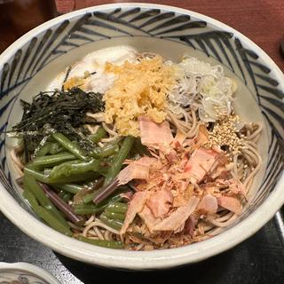 山菜とろろそば