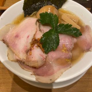 味玉付き 黄金貝だし醤油ラーメン