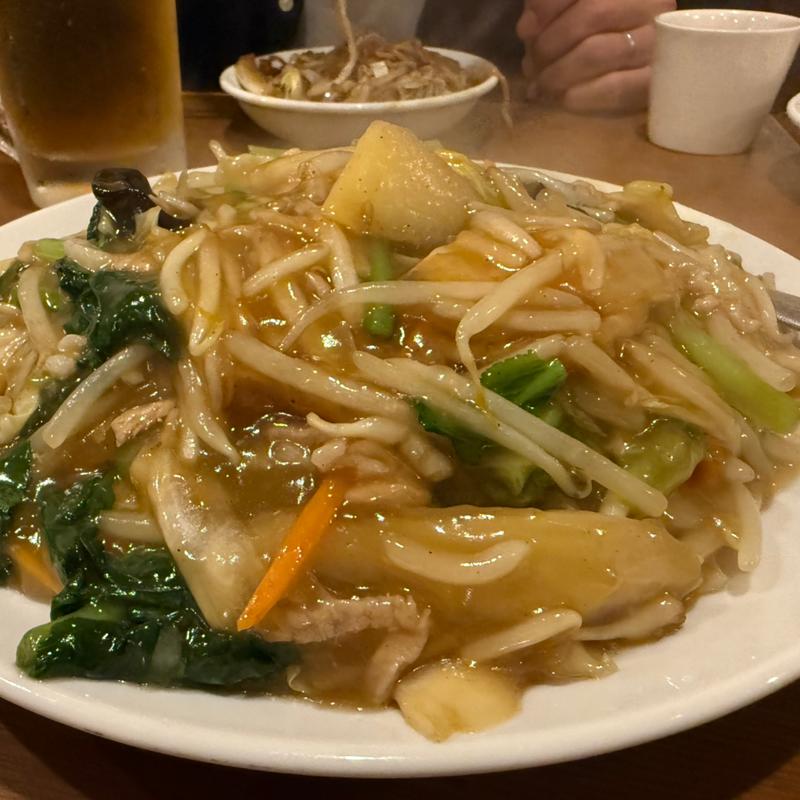 五目あんかけ焼きそば(成龍萬寿山上海ラーメン 稲荷小路店 )