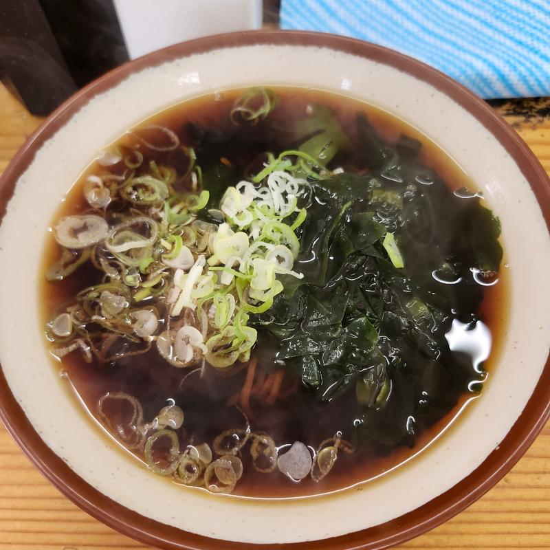 わかめそば(永當蕎麦)