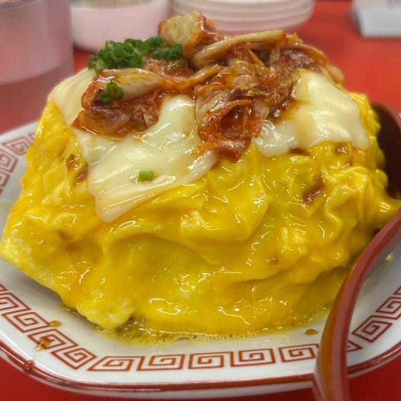 王道キムチ炒飯 オム卵 チーズ(みんなの炒飯パラダイス)