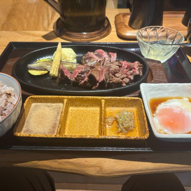 牛さがり定食　180g(肉割烹 KINTAN コレド室町)