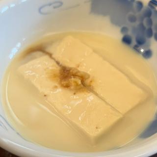 温かい汲み上げ湯葉