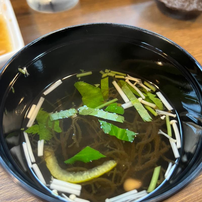 お吸い物(特上握り)(すし処 さくら)