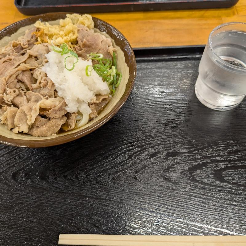 肉ぶっかけうどん(小)(かすが町市場 （かすがまちいちば）)