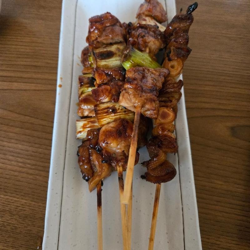 ネギもも&皮【たれ】(登利平 足利店)