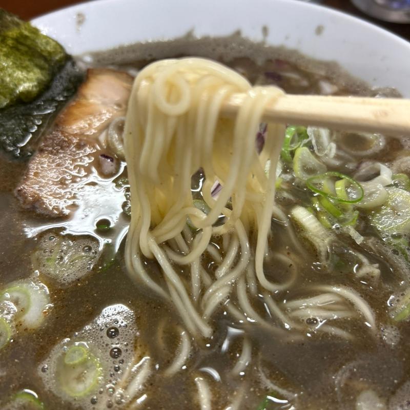 濃い煮干ラーメン(らーめん餃子専門　こむさし)