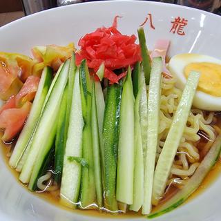 冷やし中華＋ミニなす丼(八龍)