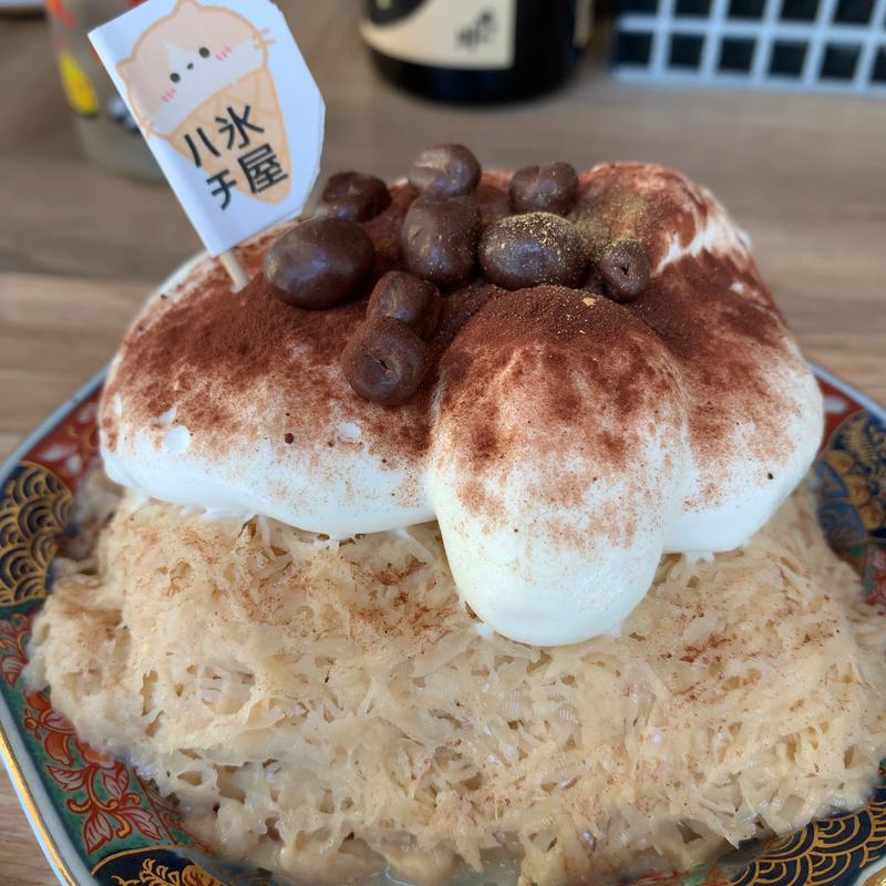 金のティラミス(かき氷専門店 氷屋ハチ)