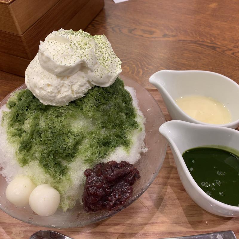 純氷ふわふわかき氷 宇治金時(ココス 十条店)