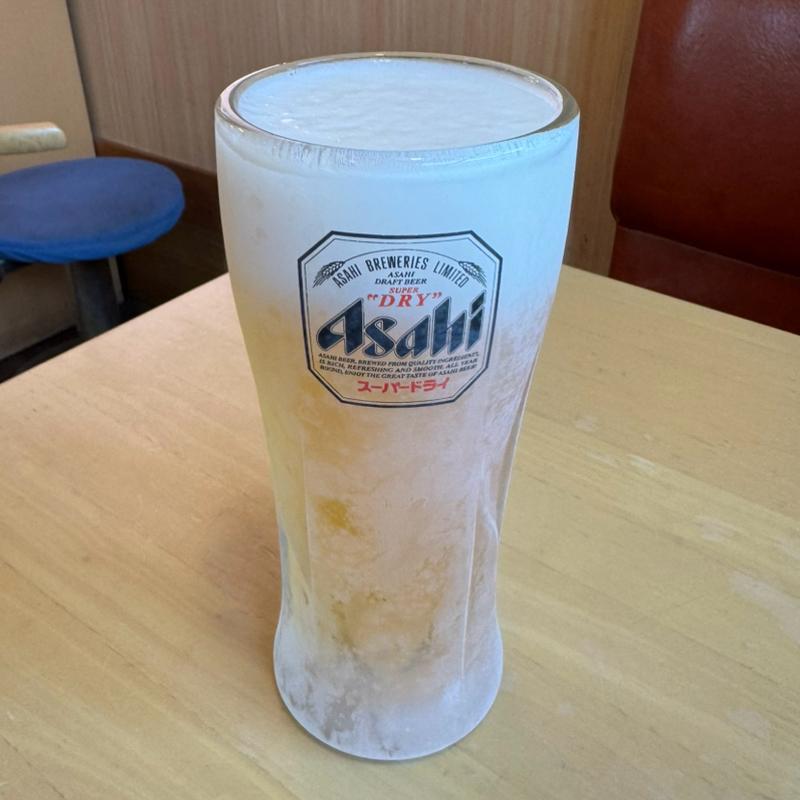 生ビール(中)(ら～麺屋めん丸 高田店 )