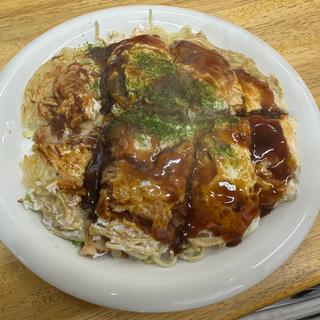 イカ天そば(肉玉入)