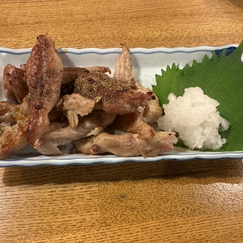 せせりの山椒花椒ポン酢(CRAFT BEERと炭火 はればれ)