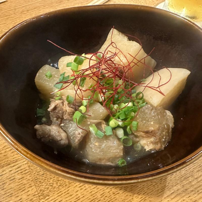 ビールと味噌の牛すじ煮込み(CRAFT BEERと炭火 はればれ)