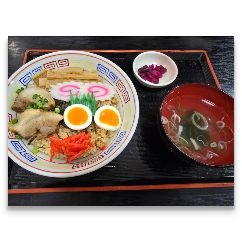 ラーメン丼(ふるさと亭 レストラン)