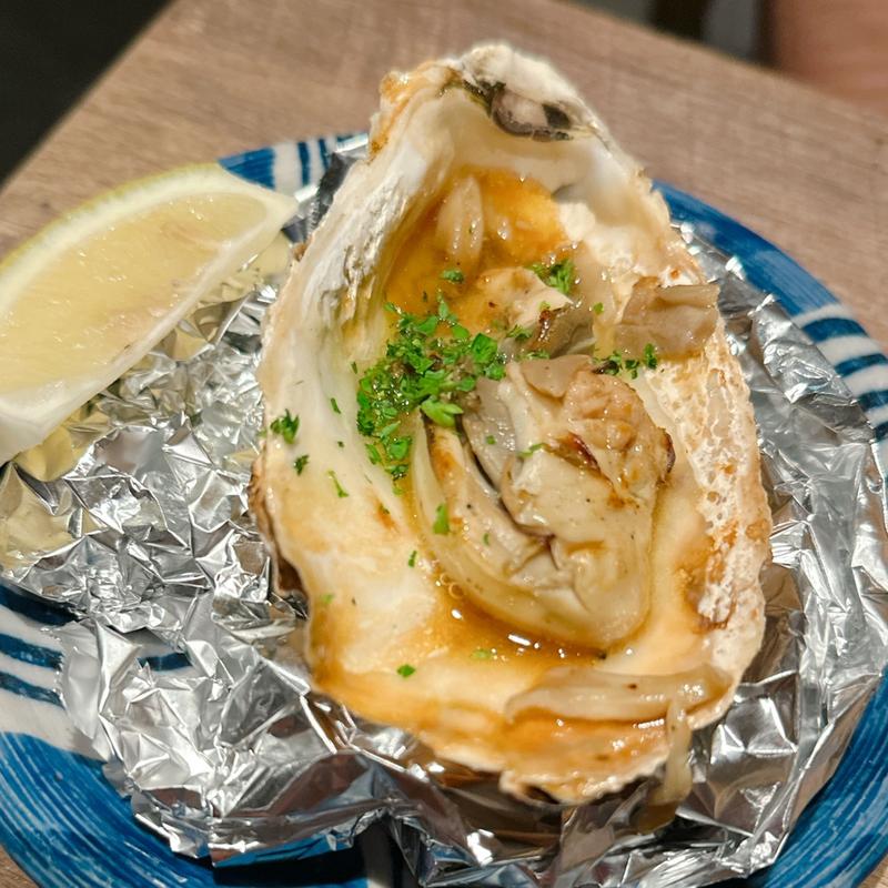 かきガーリックバター焼き(鮨炉まん)