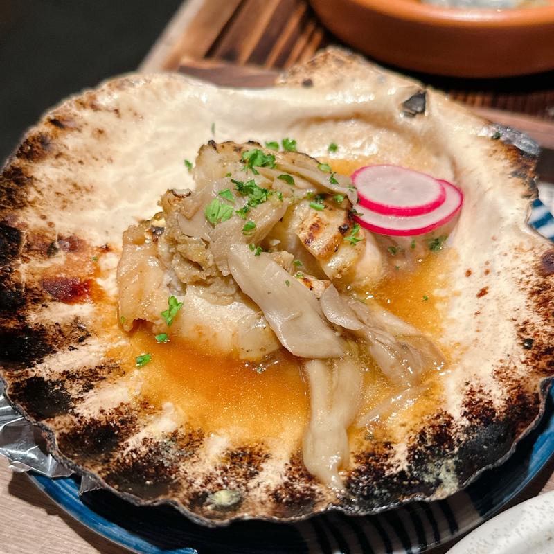 ホタテバター醤油焼き(鮨炉まん)