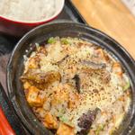 四川麻婆豆腐ライスセット　チーズトッピング