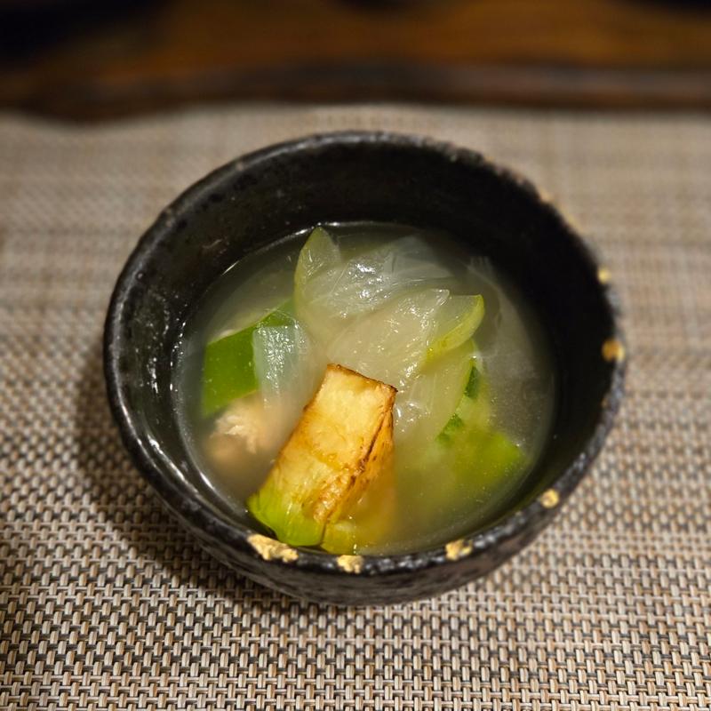 野菜のコンソメスープ(つよしのコロッケ本舗 （ツヨシノコロッケホンポ）)