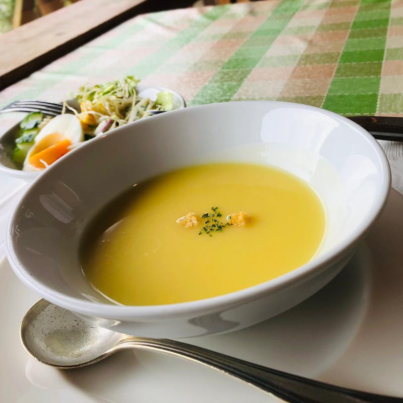 コーンポタージュ_スペシャルランチ(レストラン あずま屋)