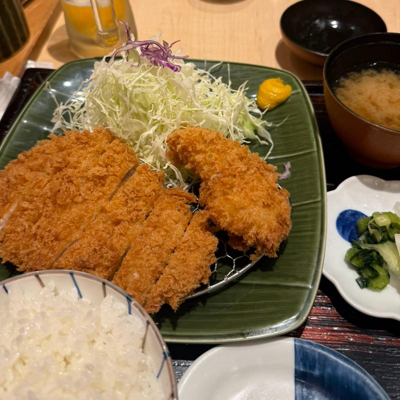 やまぶき（和幸ロースカツ　カニクリームコロッケ）(とんかつ 和幸 経堂コルティ店)