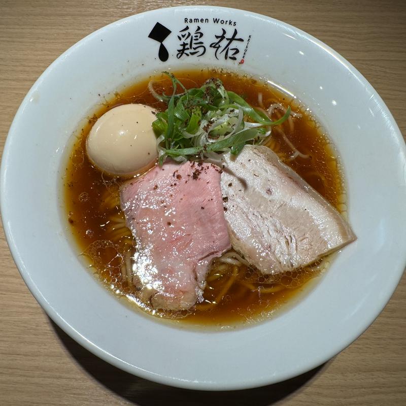 蘭王　鶏祐清湯(醤油)(Ｒａｍｅｎ Ｗｏｒｋｓ 鶏祐)