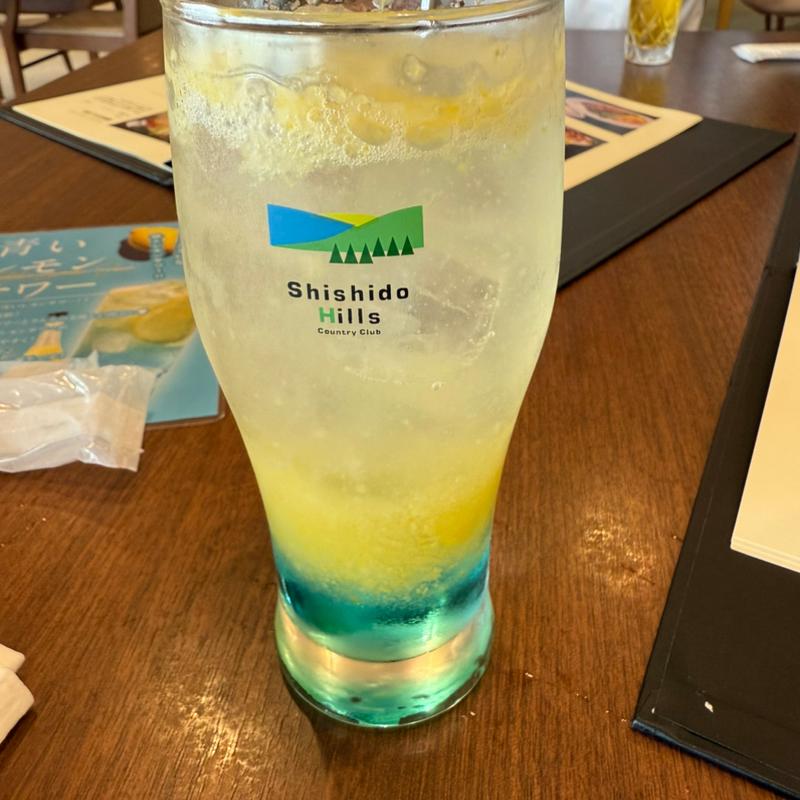 青いレモンサワー(宍戸ヒルズカントリークラブレストラン )